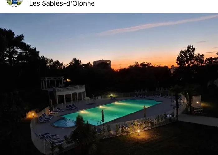 Les Pins - 3 Pieces - Vue Sur Piscine - 600m - D'olonne