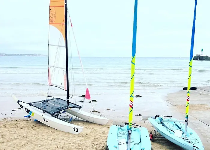 Les Pins - 3 Pieces - Vue Sur Piscine - 600m - D'olonne דירה *